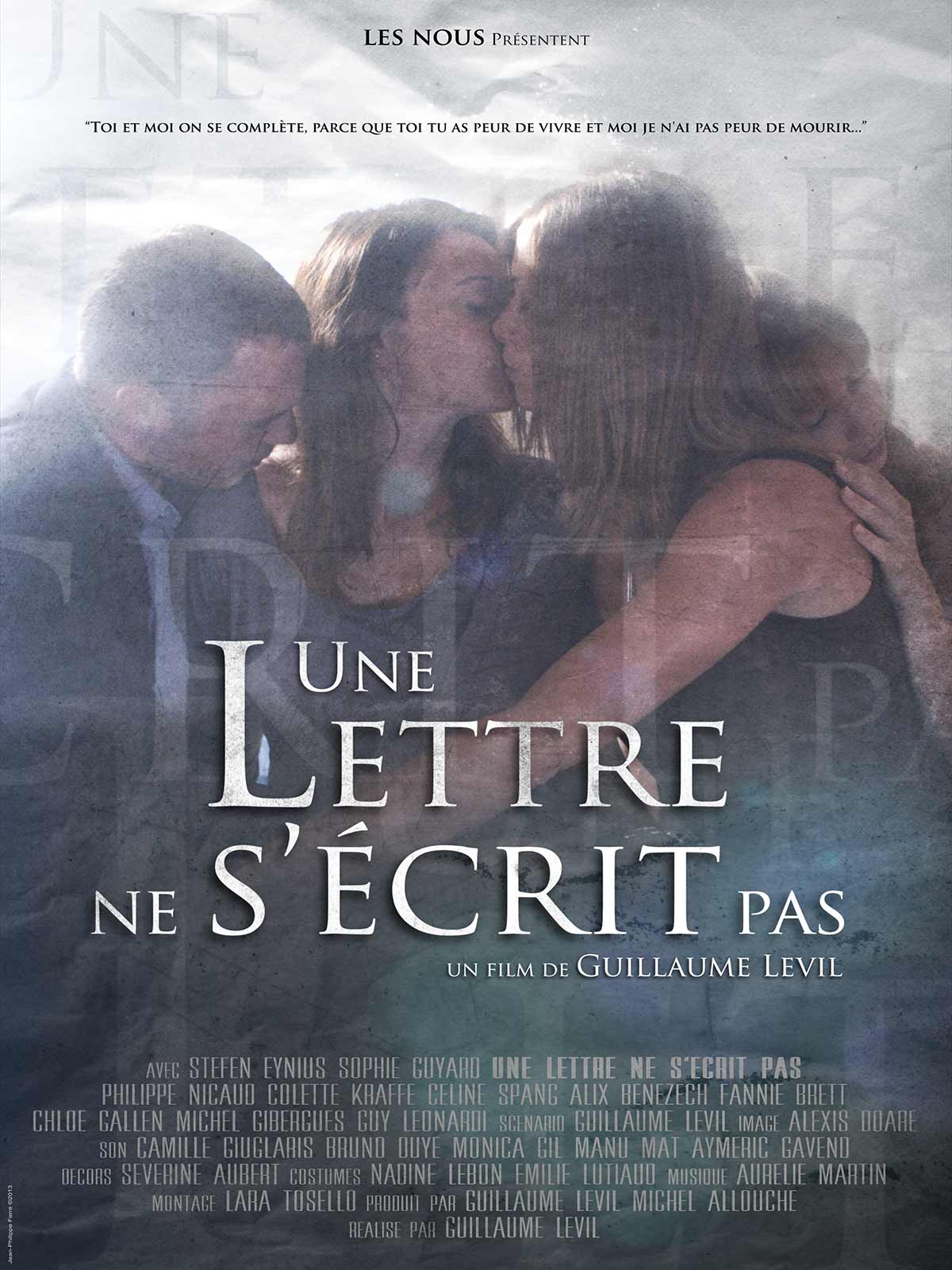 UNE LETTRE NE S'ECRIT PAS - Poster